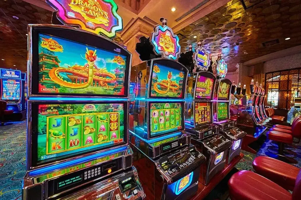 Live casino atmosphere illustration
